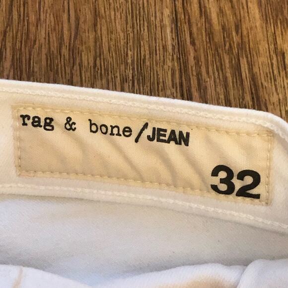 Rag & Bone Bright White Skinny Leg Jeans Size 32 - Picture 12 of 14